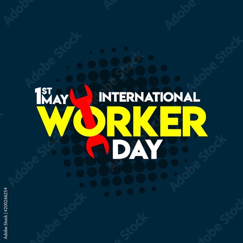 International Worker Day Vector Template Design Illustration