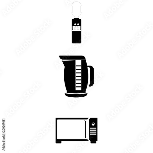 Electronic with microwave, tea and housekeeping
