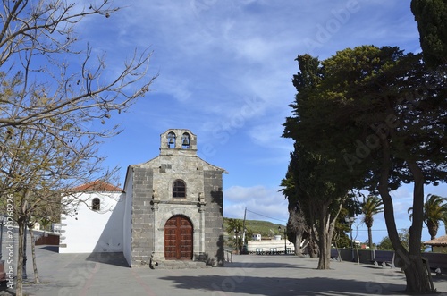 Kirche El Salvador in Alajero, Gomera photo