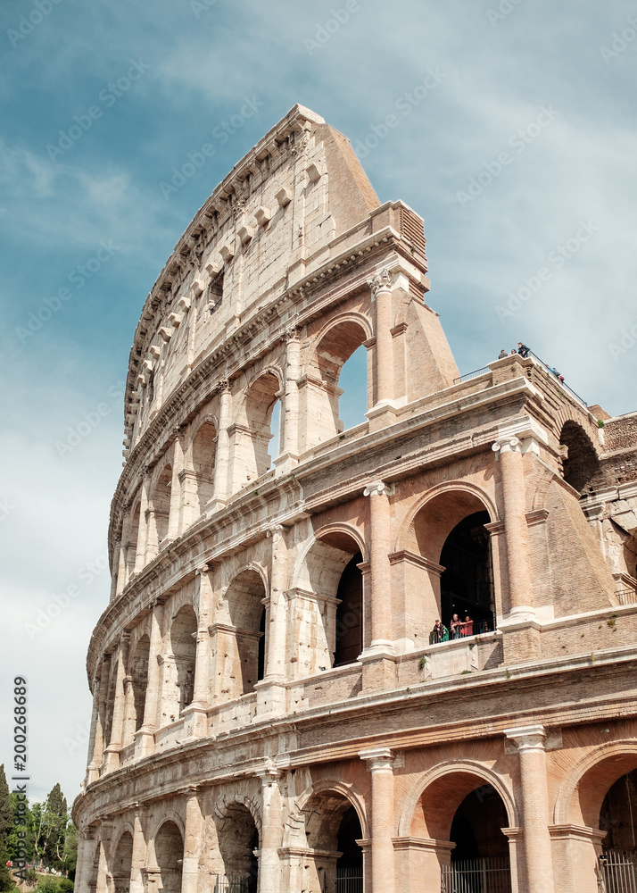 Travel around Italy. The Coliseum in Rome