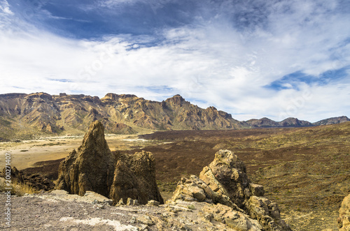 Volcanic Rocks de Garcia at National Park of Teide