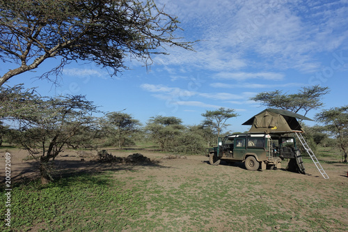 Campen im Serengeti Nationalpark, Tansania