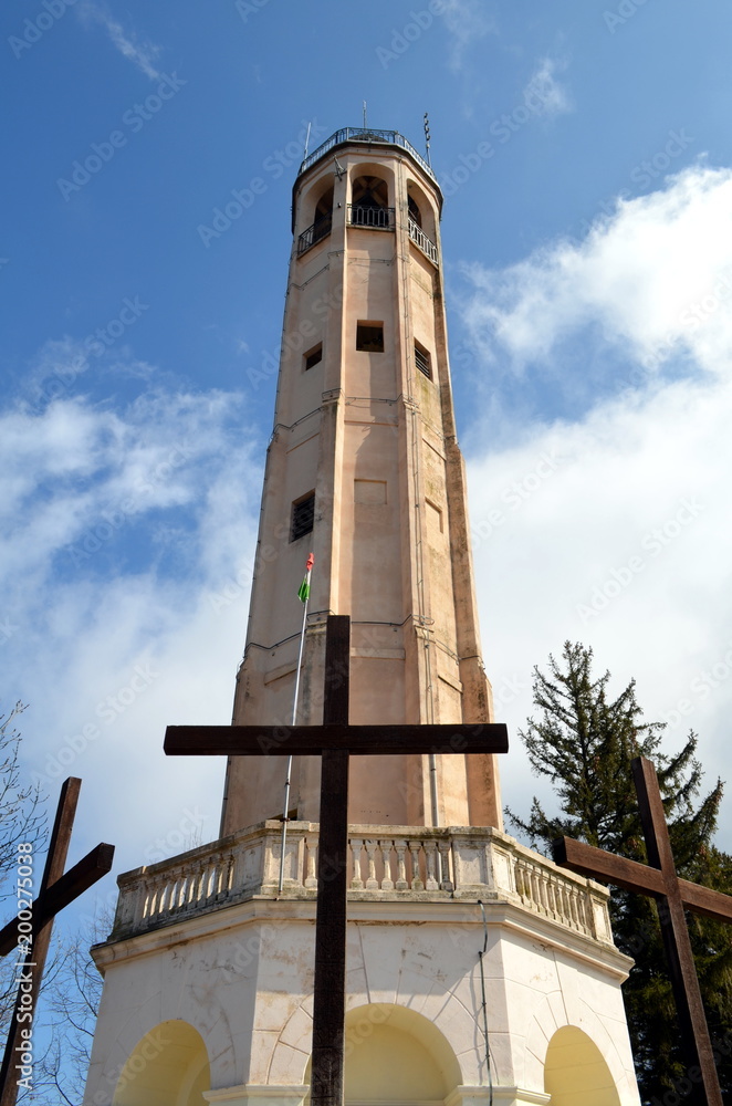 Volta Lighthouse in Brunate, Como
