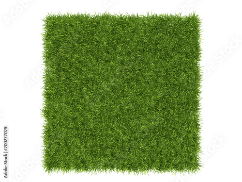 Seamless repeatable pattern 3d rendering of a grass patch for architectural or any other use