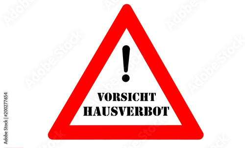 Free Download Hausverbot Warnzeichen - GFXLoad