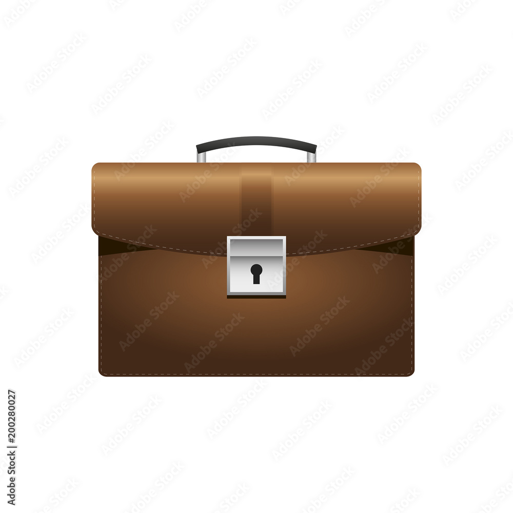 Brown briefcase Brown briefcase