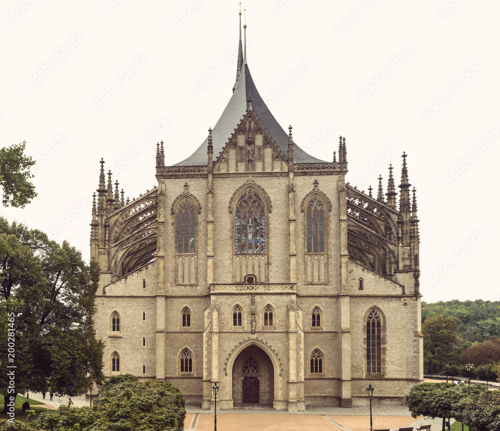 St. Barbara's Cathedral in Kutna Hora, in the Czech Republic