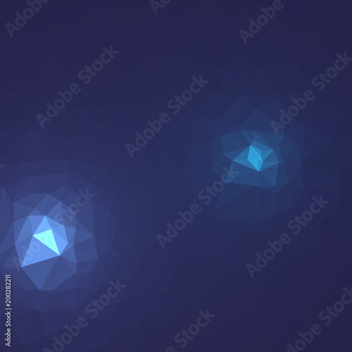 LowPoly Hintergrung Blau