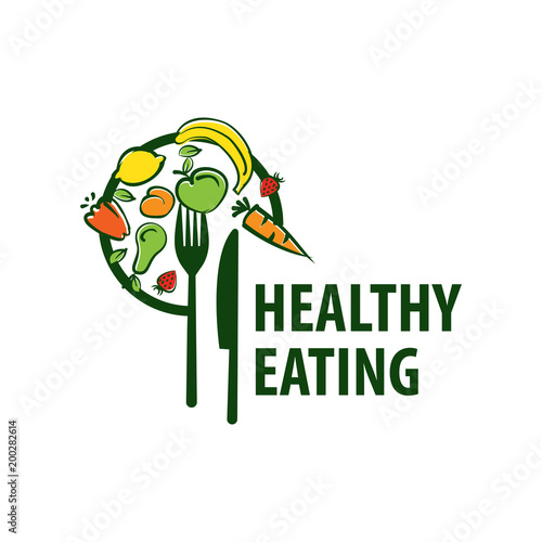 vector logos healthy eating