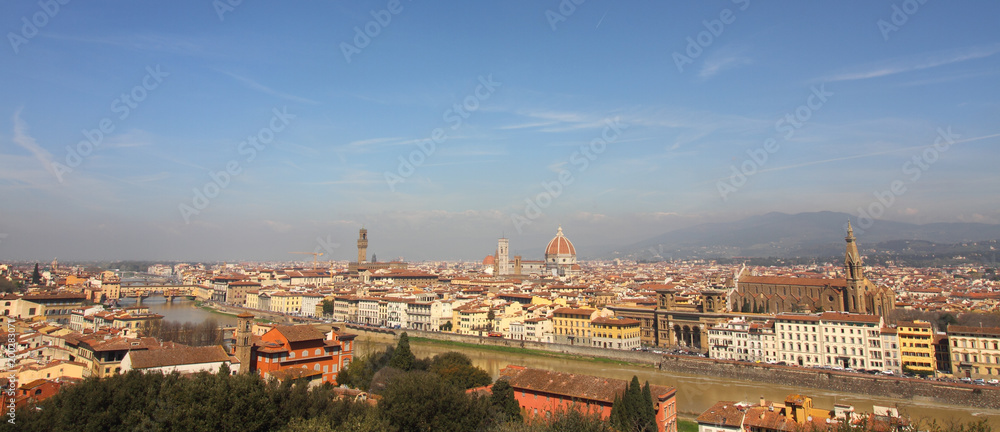 Skyline von Florenz, aufgenommen vom Piazzale Michael Angelo.