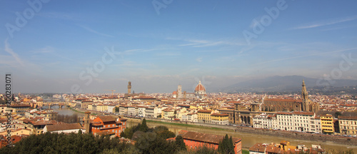 Skyline von Florenz, aufgenommen vom Piazzale Michael Angelo.