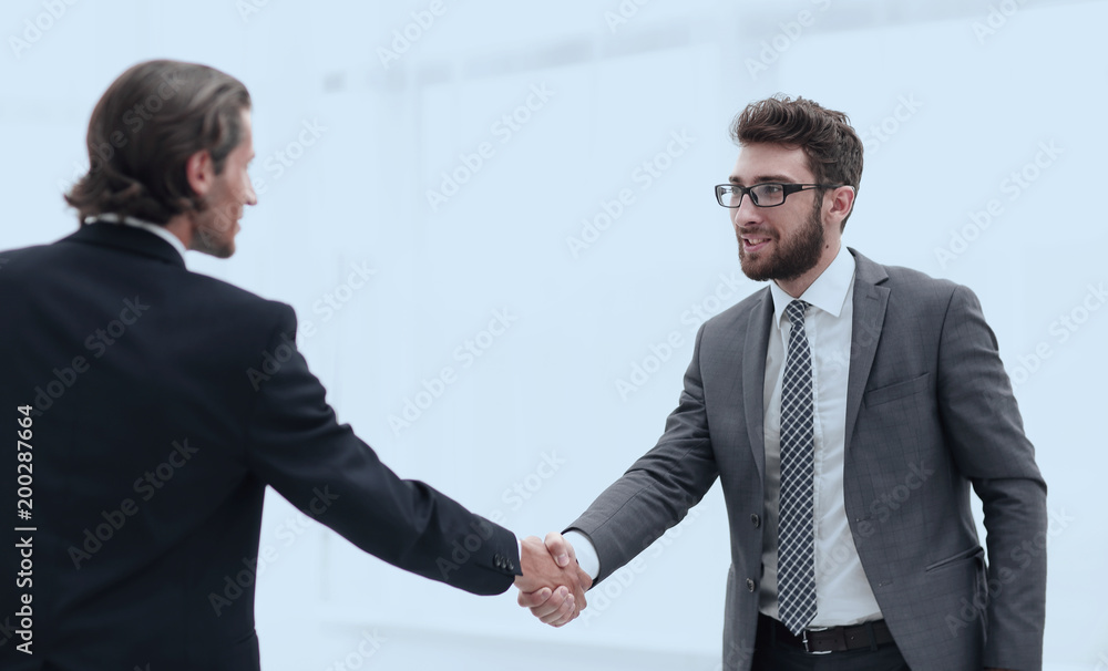 welcome and handshake of business partners welcome and handshake of business partners