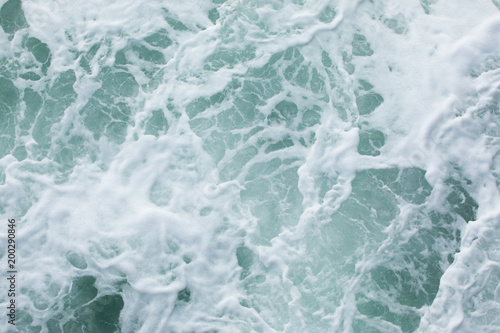 Waves splashing onto rocks, rocky coastline, South China Sea, Guangdong province, China