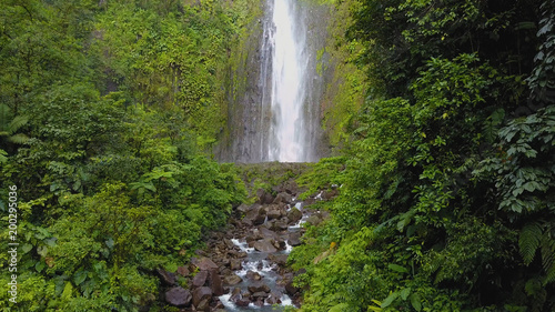 cascade dans la jungle tropicale 