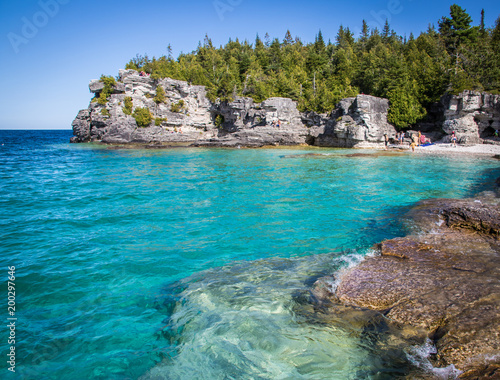 Obraz na płótnie Tobermory at the Grotto w salonie