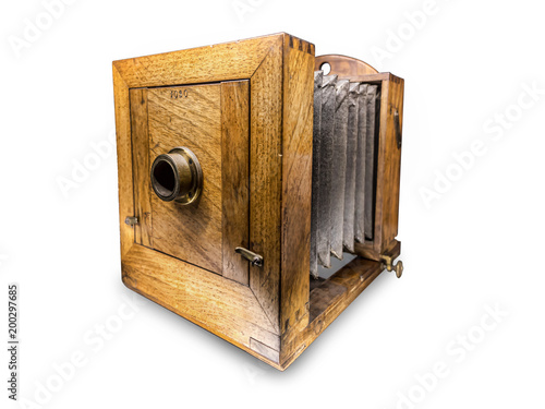 Old daguerreotype apparatus