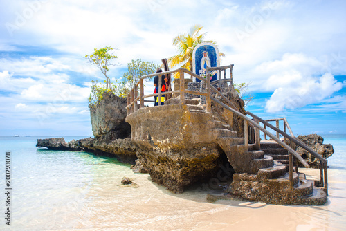 Boracay island Grotto,  Willy's Rock, - Famous and Controversial Landmark , Philippines