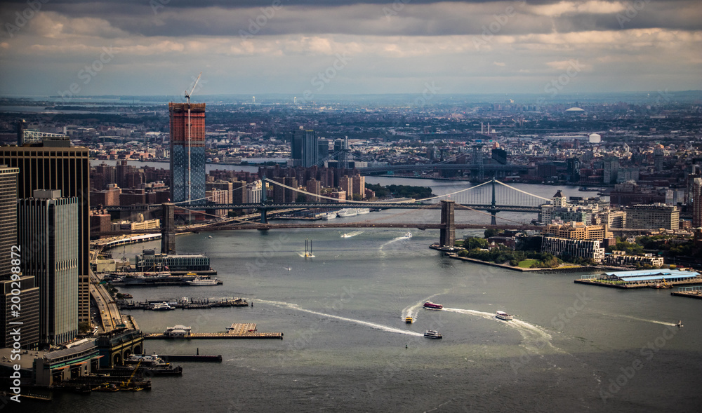 Brooklyn Bridge Hudson River