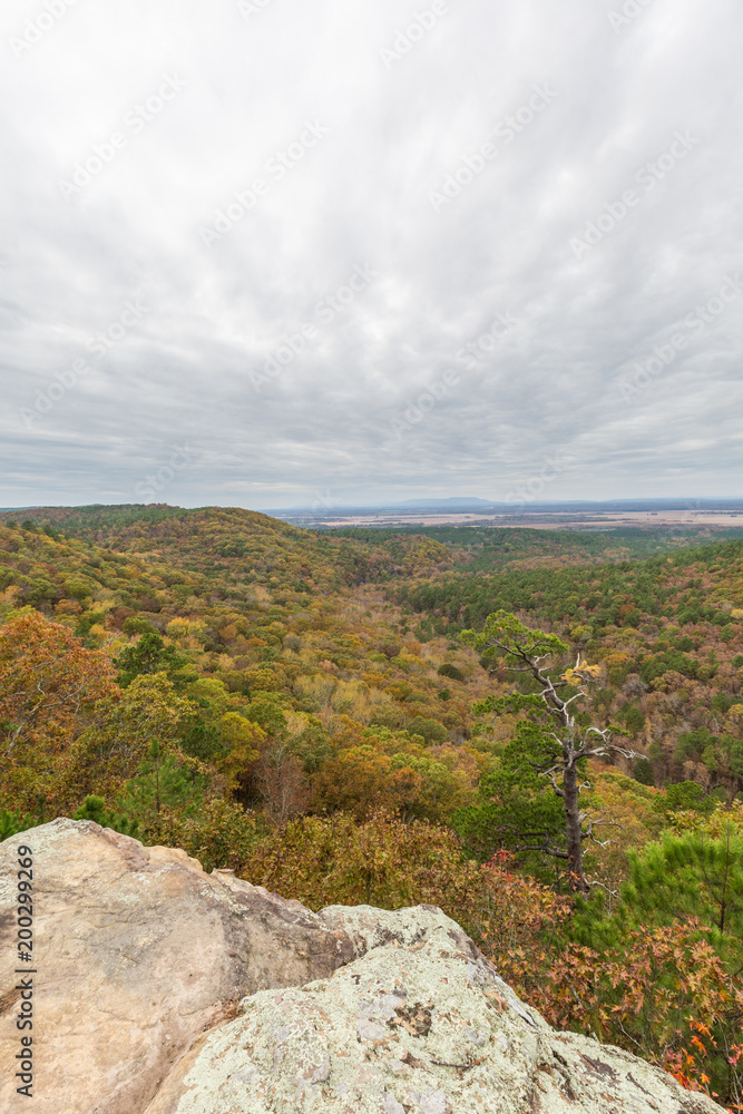 Nebo, petit jean, state park, arkansas fall season, fall colors 