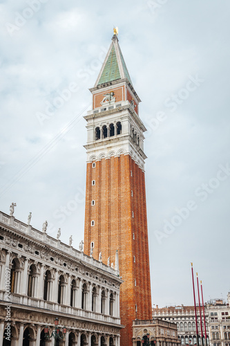 St Mark's Campanile tower in Venice, Italy