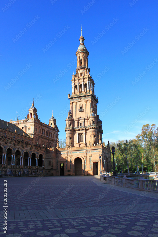Plaza de Espana, Sevilla, Andalusien