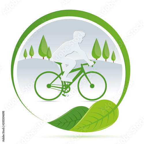 Bicicletta ecologica trasporto sostenibile