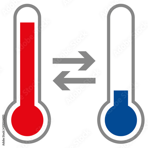 Icon Temperaturschwankung