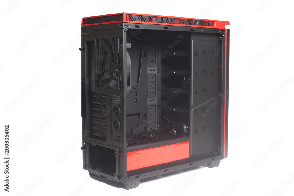 Desktop Empty Computer Case with Cooler Fan Desktop Empty Computer Case with Cooler Fan
