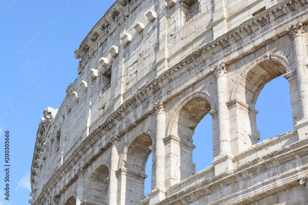 Arches and colons of the Colosseum