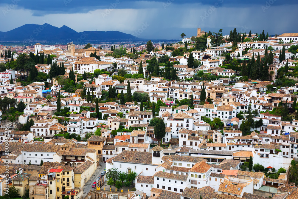View of  Granada cityspace