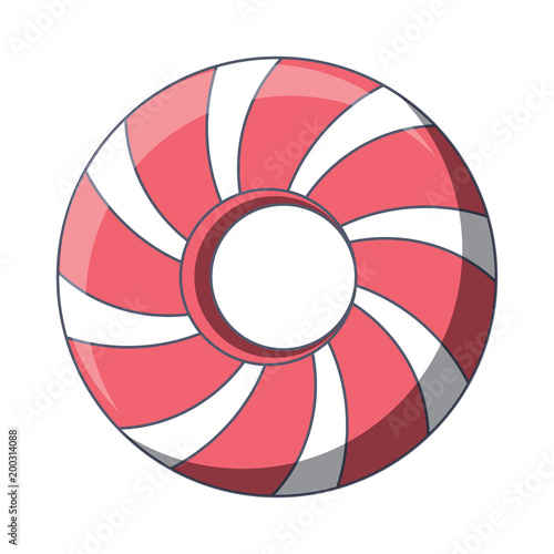 candy icon over white background, colorful design. vector illustration