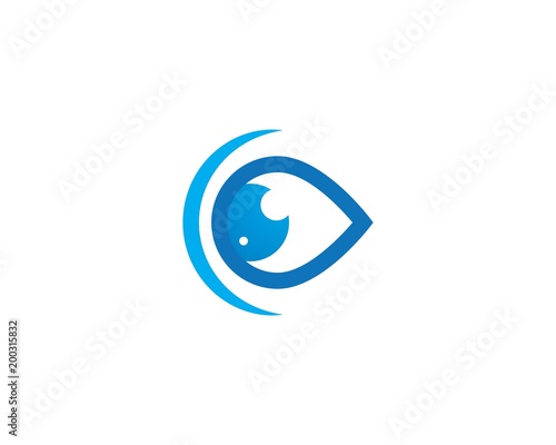 Eye Care vector logo design