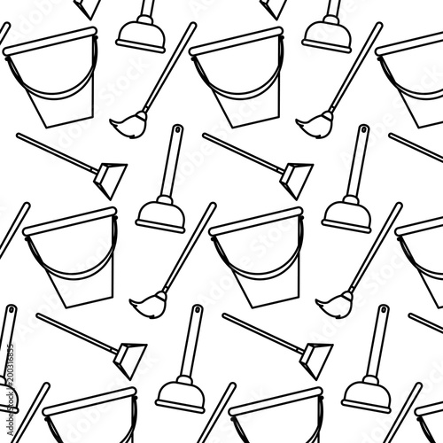 line domestic laundry things to clean background