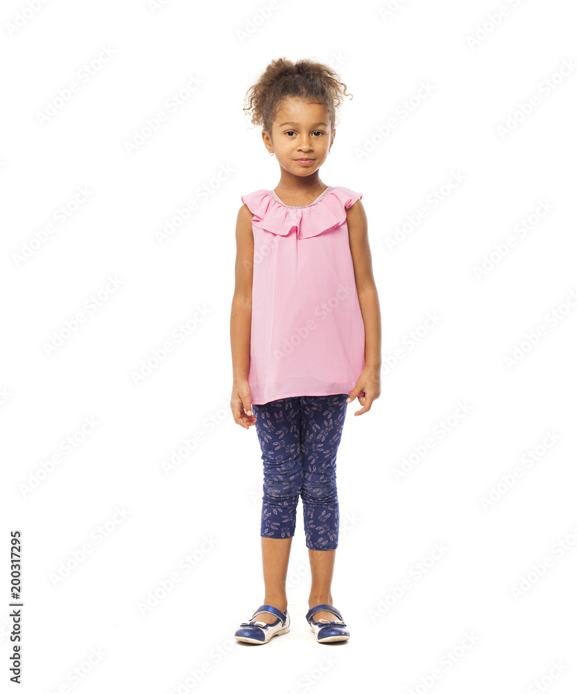 Portrait of pretty African-American little girl Portrait of pretty African-American little girl