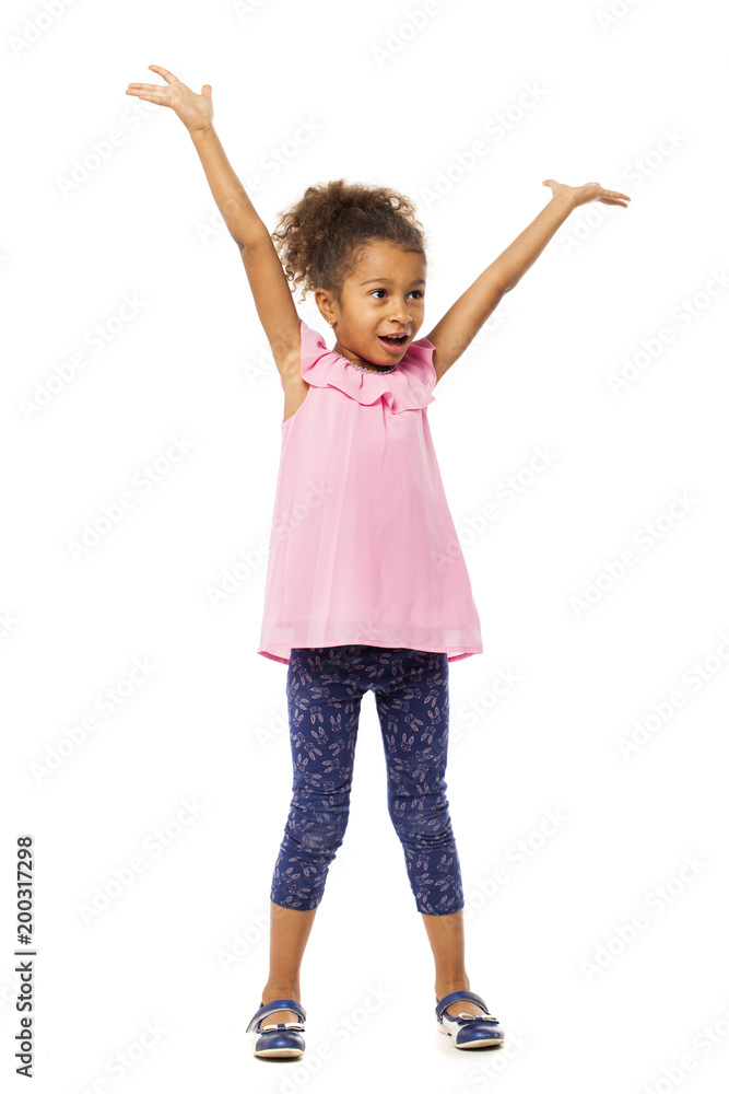 Portrait of pretty African-American little girl Portrait of pretty African-American little girl