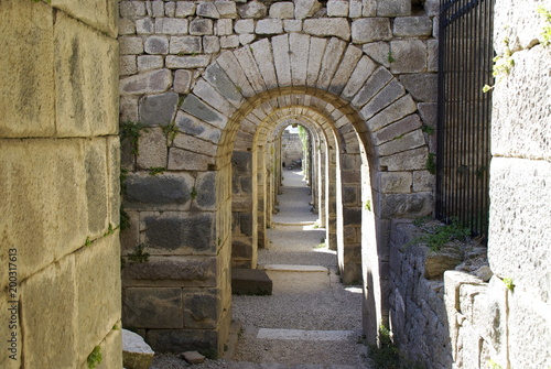 Series of stone arches