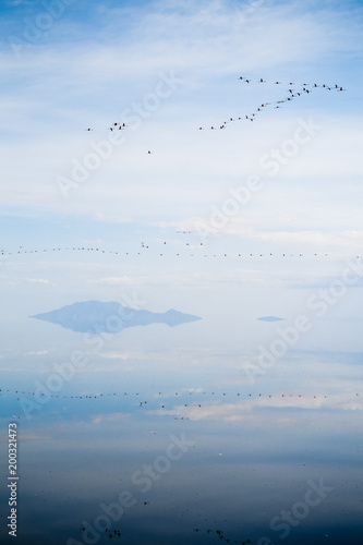 Lake Natron in Tanzania 
