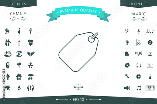 Tag line icon
