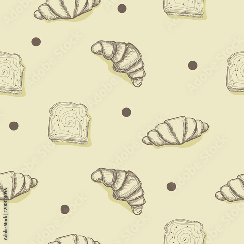 pattern bread drawing graphic background objects