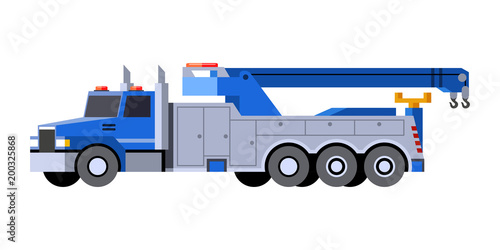 Tow truck vehicle icon