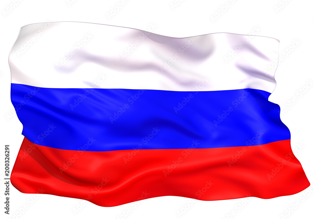 Naklejka premium ロシア国旗