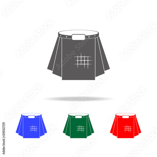Scottish kilt icon. Elements of United Kingdom multi colored icons. Premium quality graphic design icon. Simple icon for websites, web design, mobile app, info graphics