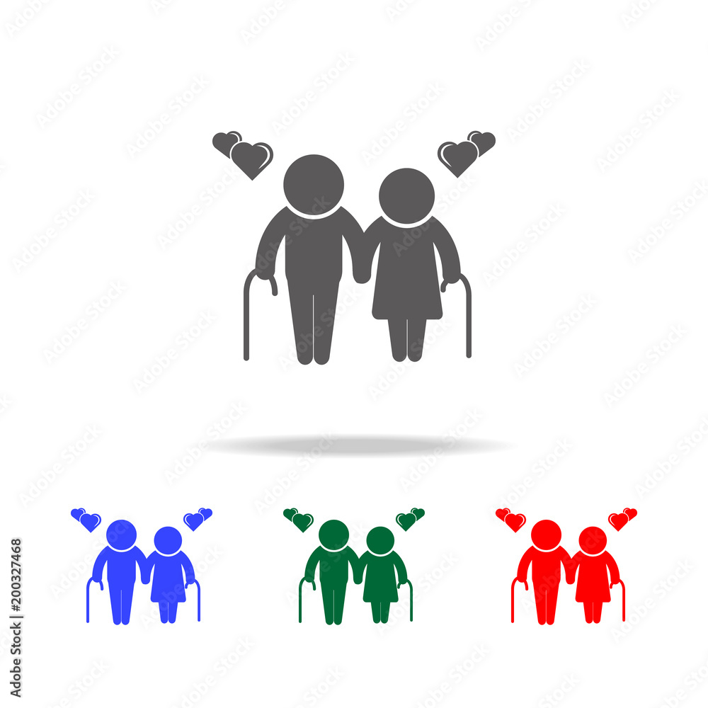 male and female hearts icon. Elements of family multi colored icons. Premium quality graphic design icon male and female hearts icon. Elements of family multi colored icons. Premium quality graphic design icon