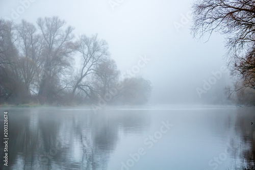 Morning mist on the river
