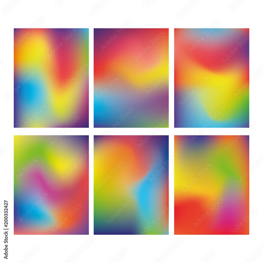 Blurred Colorful Rainbow Background collection