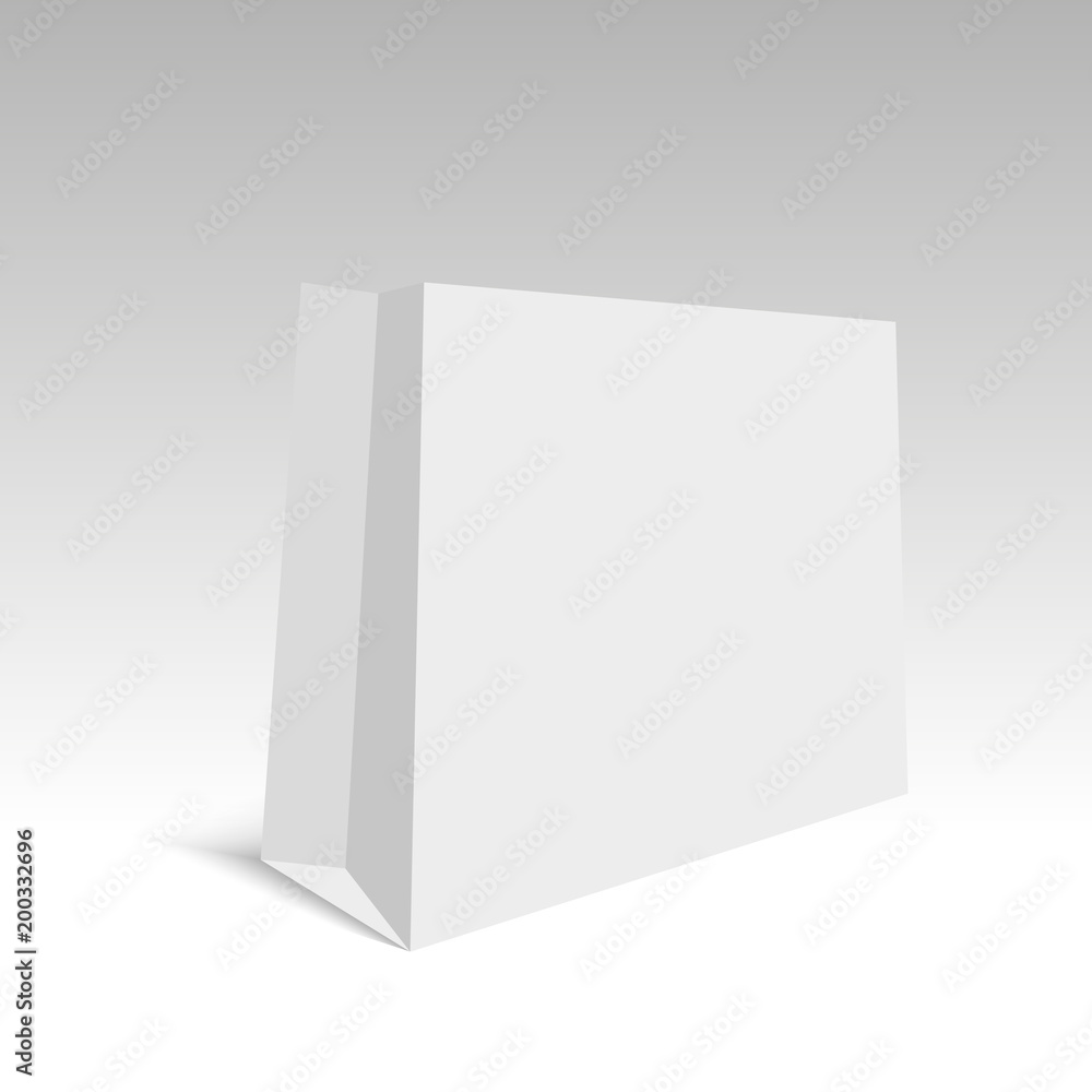 Blank of bag on grey background. Vector. Blank of bag on grey background. Vector.