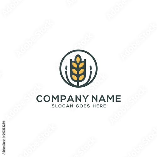 Free Download Agriculture Logo Template Design Vector - GFXLoad