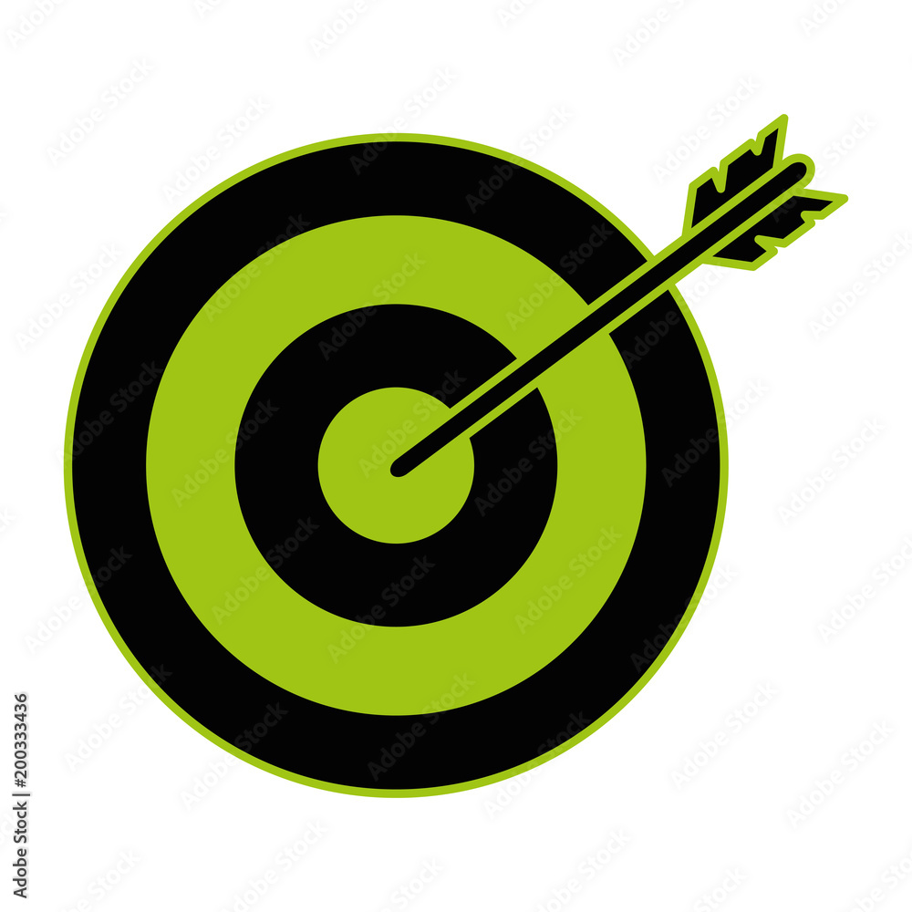 target arrow isolated icon vector illustration design target arrow isolated icon vector illustration design