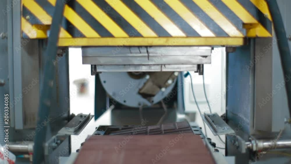 Production Line For Plastic Tile At Heavy Plant