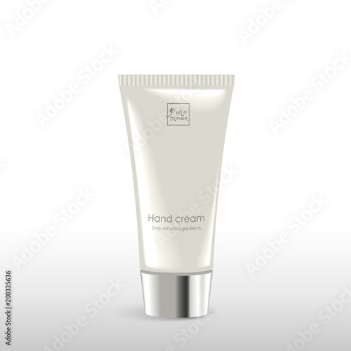 hand cream vector isolated tube
